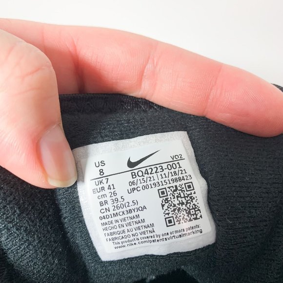 Nike Men's Path Black Sneaker 8 - Picture 4 of 6